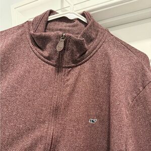 Vineyard Vines Maroon Herringbone Jacket